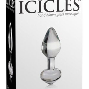 Icicles-N. 44 Analplug Transparent-Glas
