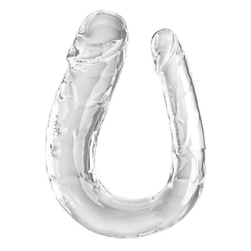 King Cock-Double Trouble Doppeldildo 44 cm Transparent-TPE