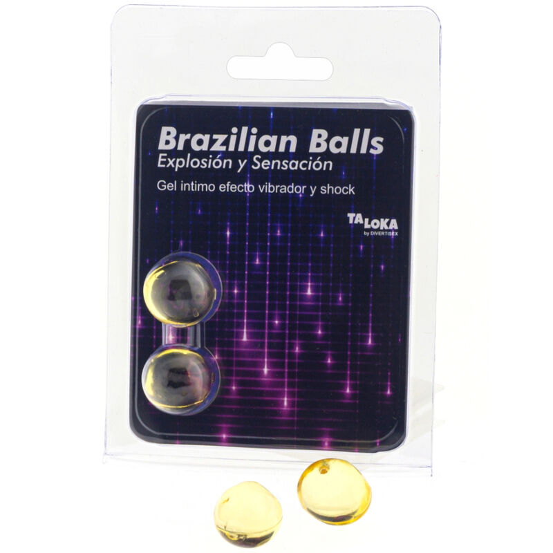 Taloka-2 Brasilianische Gel Kugeln Aufregend mit Vibrator-Effekt und Effekt · Gleitgel
