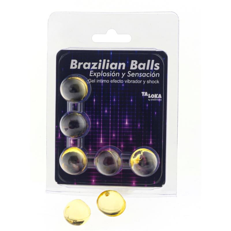 Taloka-5 Brazilian Balls Erregungsgel Vibrations- und Schockeffekt