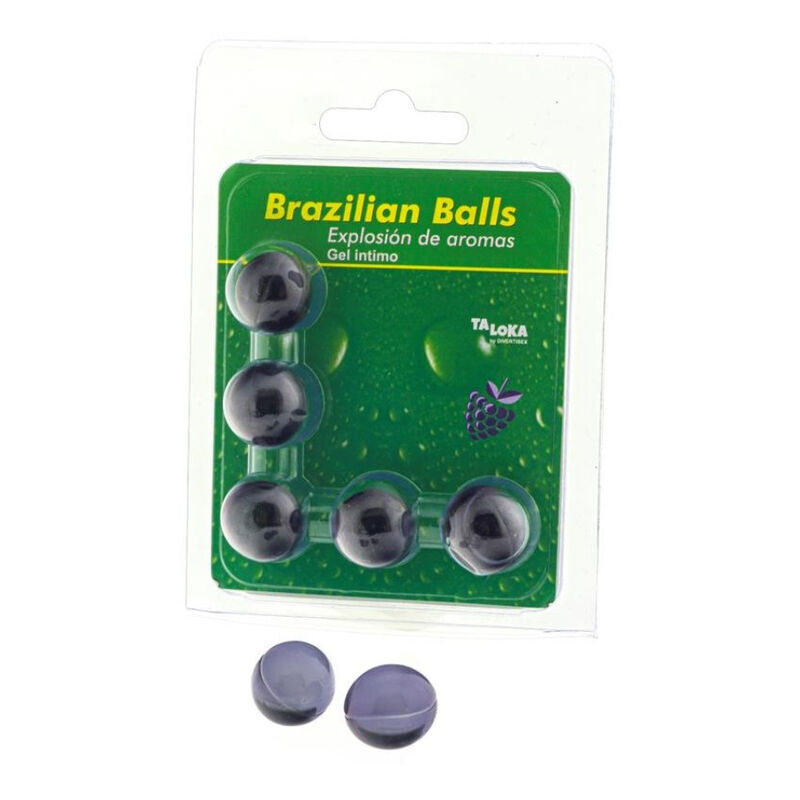 Taloka-5 Brasilianische Kugeln Intimgel mit Aroma Berries