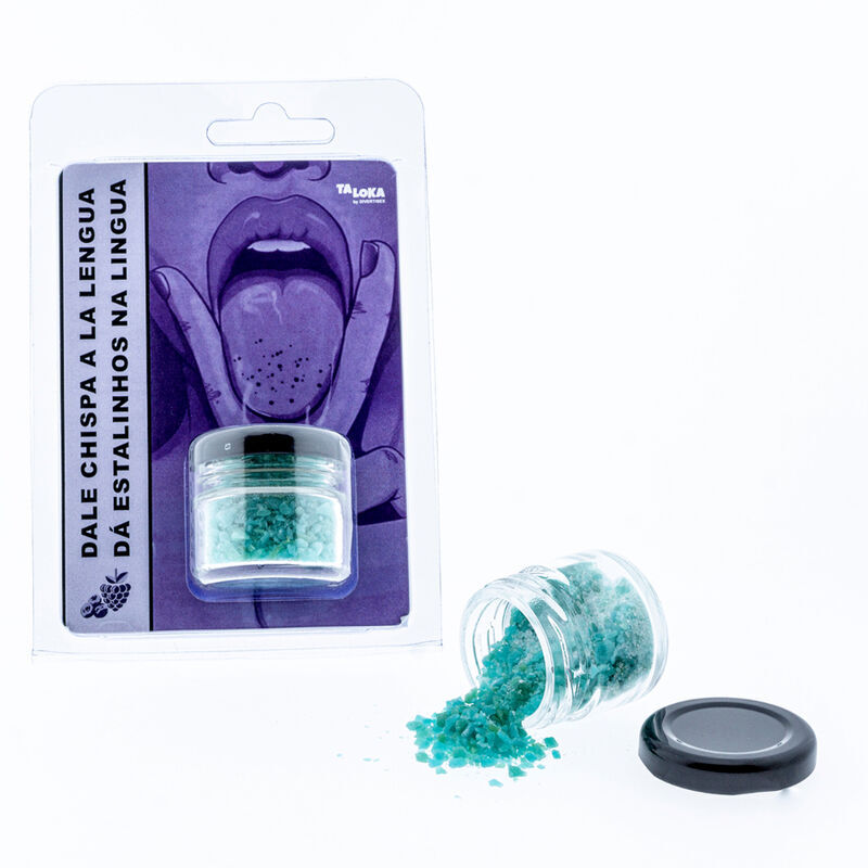 Taloka-Funken für die Zunge! Blaue Himbeere Küsse