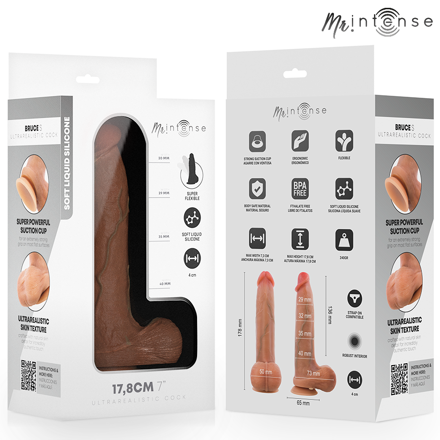 Mr Intense-Bruce S Dildo realistisch mit Hoden 17,8 cm · Sextoys (Bild 8)