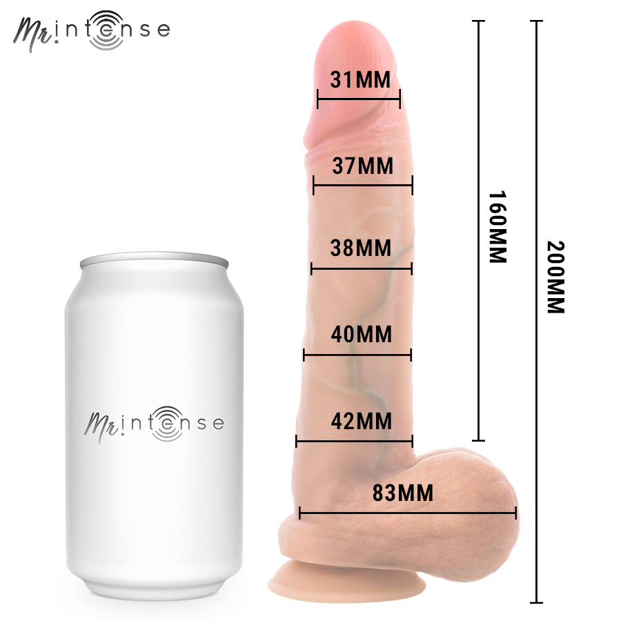 Mr Intense-Gary M Dildo ultra-realistisch mit Hoden 20 cm · Sextoys (Bild 5)