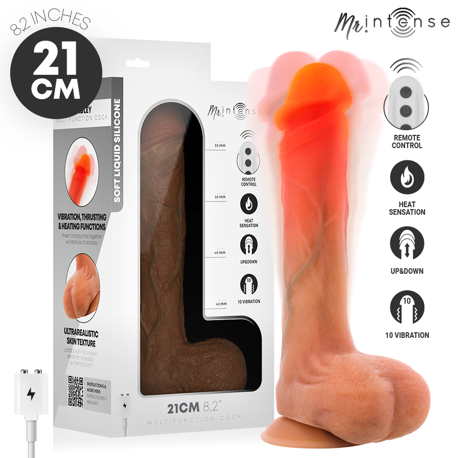 Mr Intense-Bradley Dildo Vibrator mit Heizung 21 cm · Vibratoren