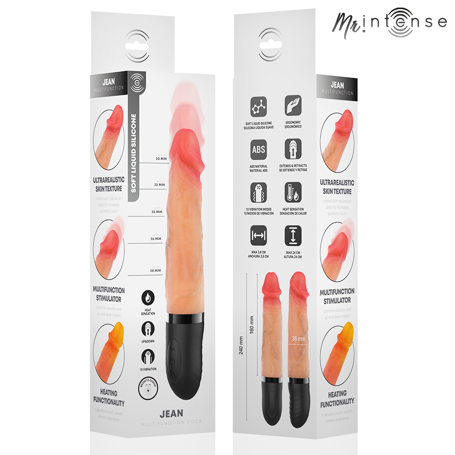 Mr Intense-Jean Vibrator Su-Down mit Heizung 24 cm · Vibratoren (Bild 3)