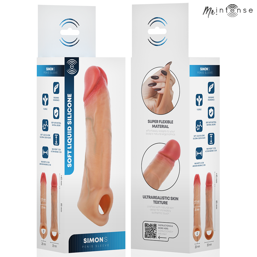 Mr Intense-Simon S Penishülle Silikon 13 cm · Sextoys (Bild 6)