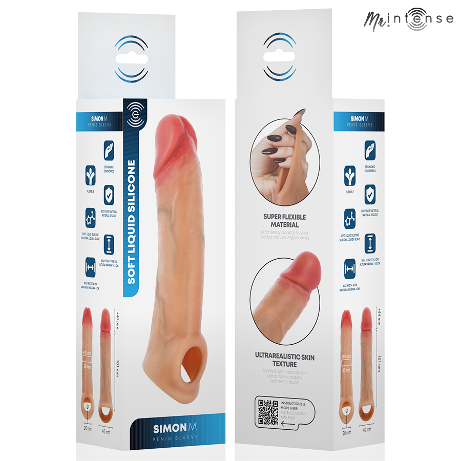Mr Intense-Simon M Penishülle Silikon 14,5 cm · Sextoys (Bild 4)