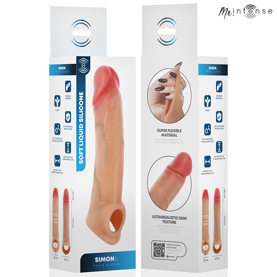 Mr Intense-Simon L Penishülle Silikon 16 cm · Sextoys (Bild 4)