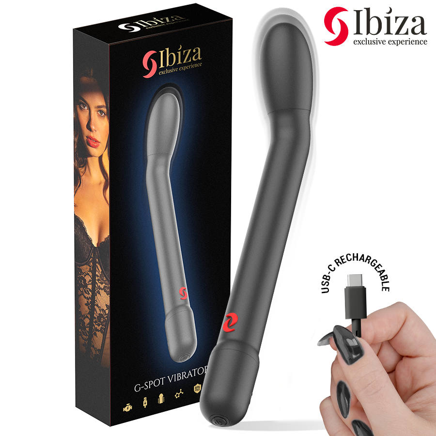 Ibiza-G-Punkt-Vibrator 3 in 1 mit Saugfunktion Schwarz