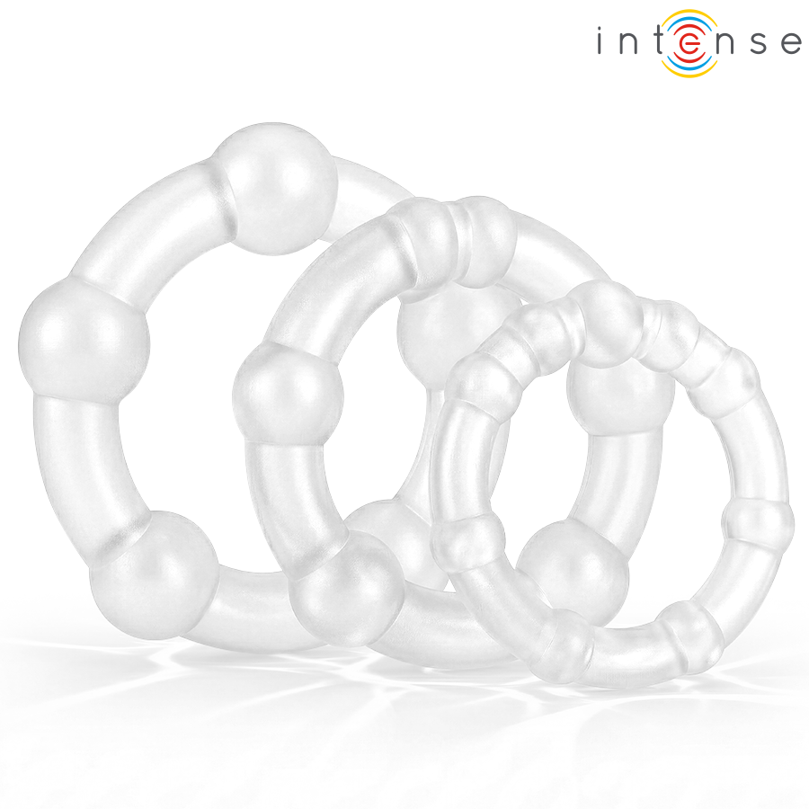 Intense-Bourne Set 3 Ringe für Penis in Silikon · Sextoys (Bild 4)