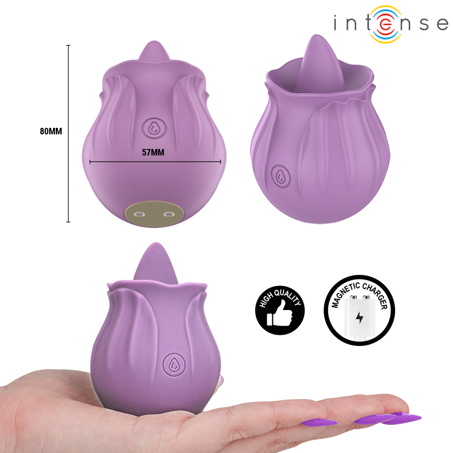 Intense-Azalea Stimulator Klitoris 10 Lila Vibrationen · Vibratoren (Bild 3)