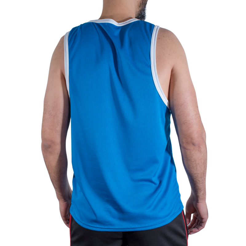 Macho-CMV002 Gym T-Shirt Blau · Herrenunterwäsche (Bild 3)
