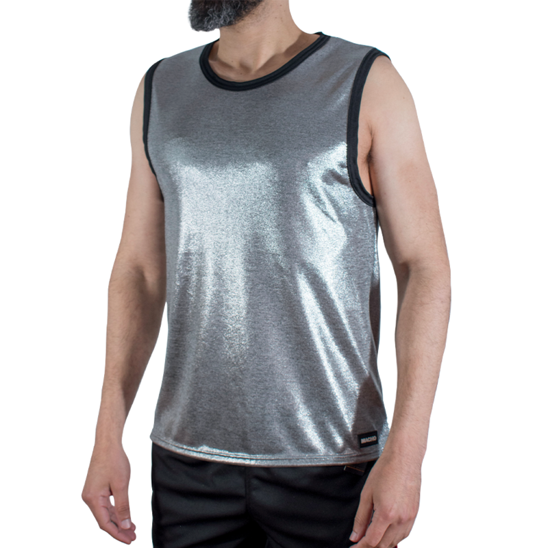 Macho-Fine Glitter T-Shirt für Männer
