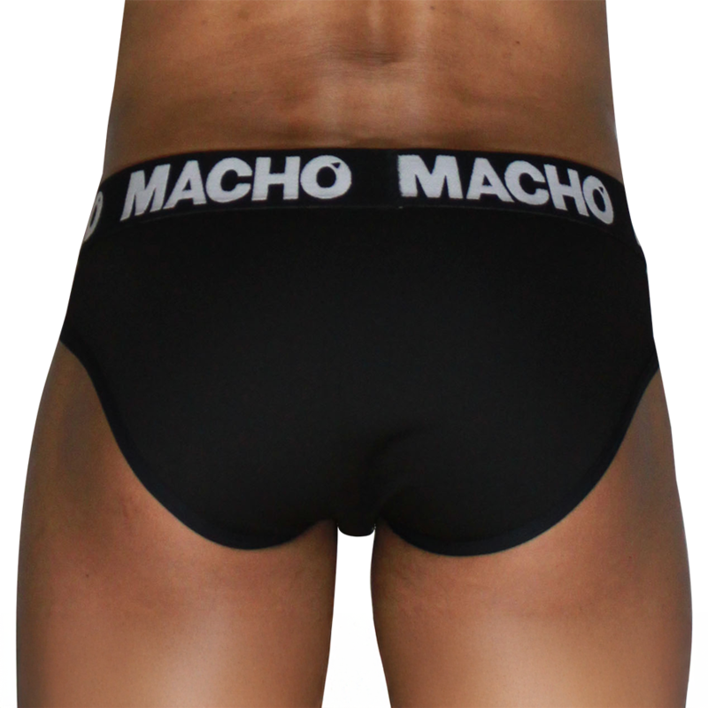 Macho-MCH007 Slip Classic Schwarz · Herrenunterwäsche (Bild 3)