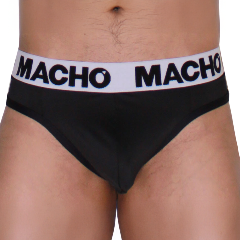 Macho-MTG002 Herren-Tanga Schwarz