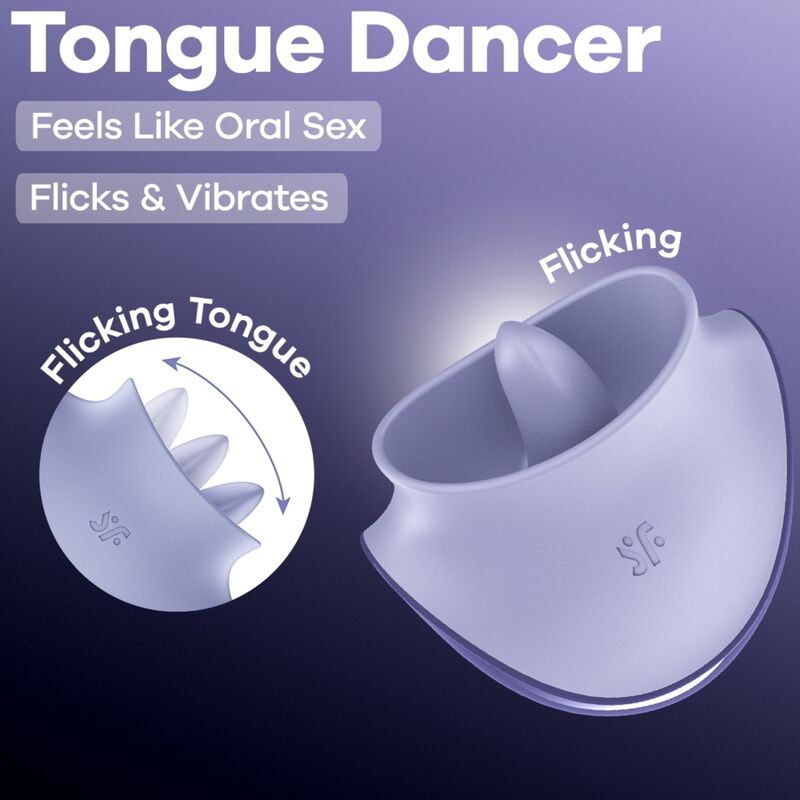 Satisfyer-Dancer Stimulator Klitoris Flieder · Vibratoren (Bild 6)