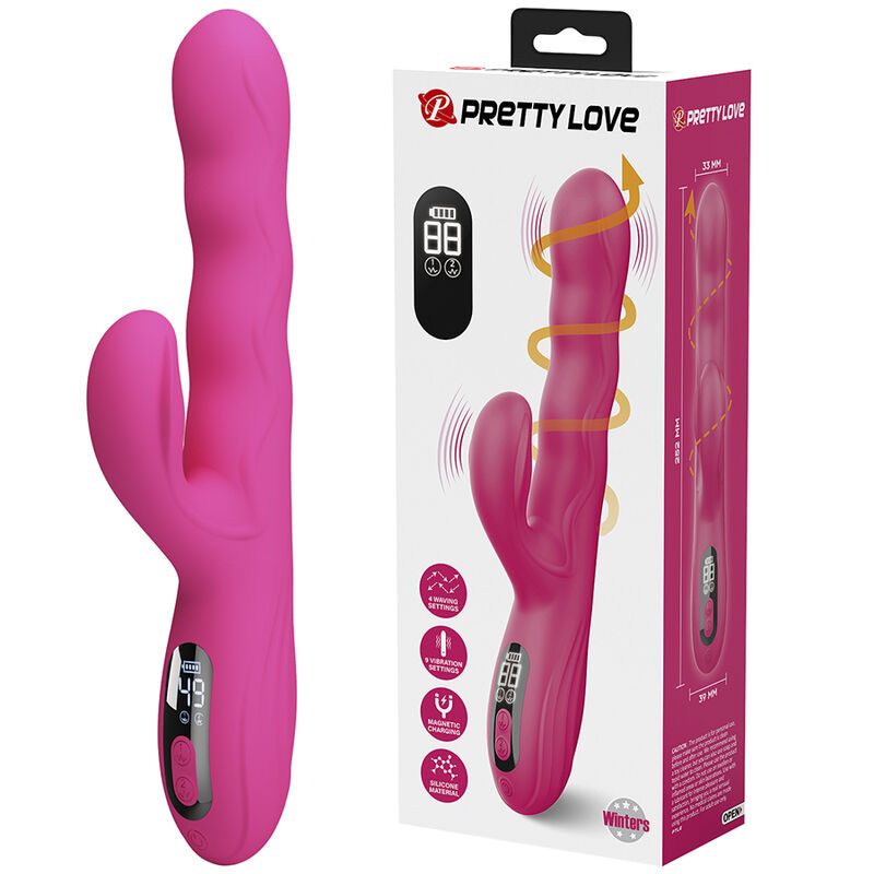 Pretty Love-Winters Vibrator Kaninchen mit Rosa LED-Bildschirm · Vibratoren (Bild 10)