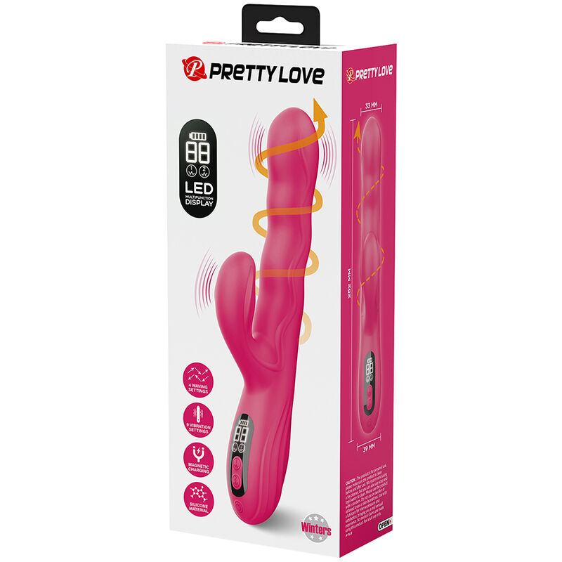 Pretty Love-Winters Vibrator Kaninchen mit Rosa LED-Bildschirm · Vibratoren (Bild 9)