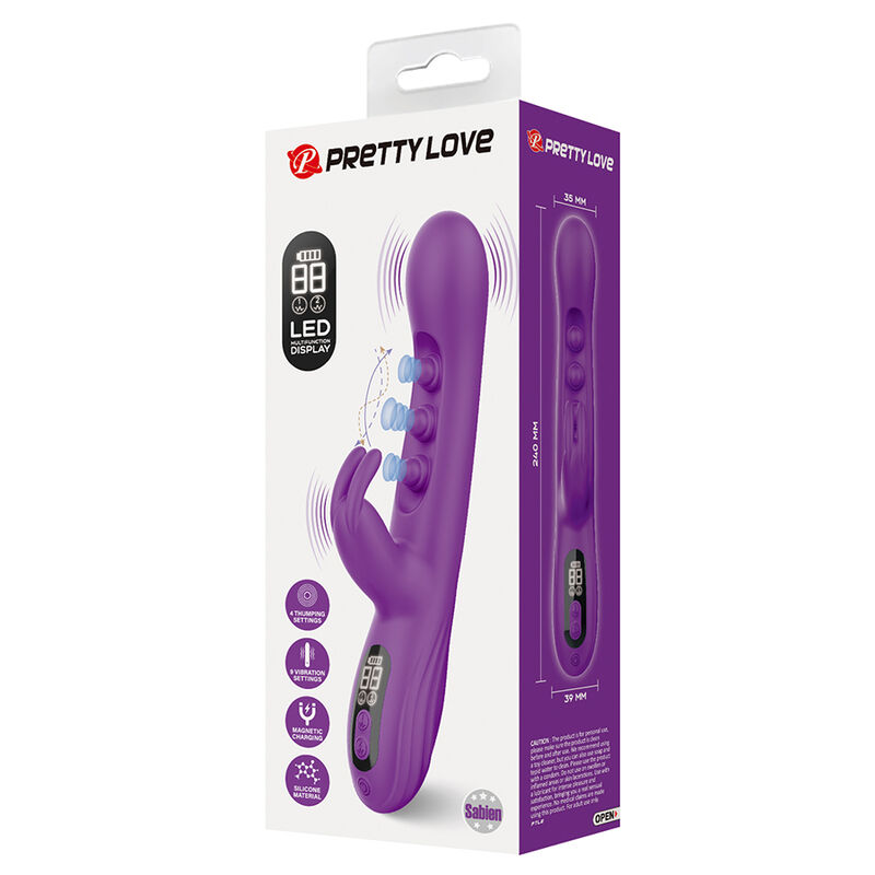 Pretty Love-Sabien Vibrator Rabbit mit Tapping Lila · Vibratoren (Bild 10)