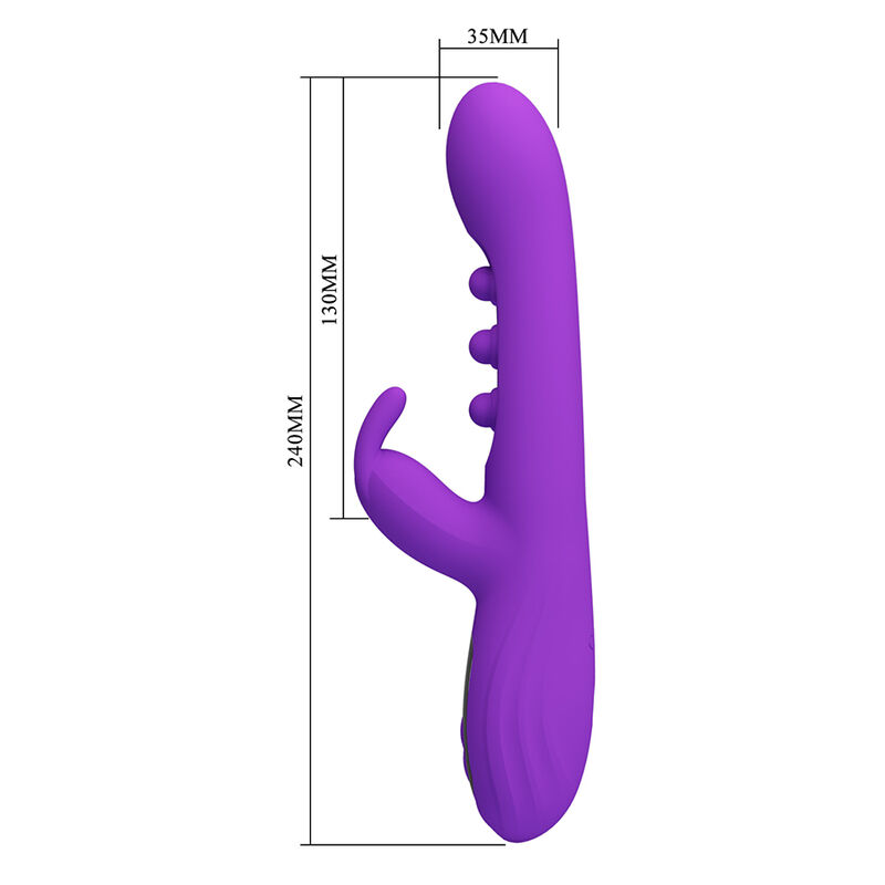 Pretty Love-Sabien Vibrator Rabbit mit Tapping Lila · Vibratoren (Bild 7)