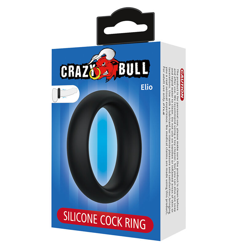 Crazy Bull-Elio Penisring in Silikon Schwarz · Sextoys (Bild 6)