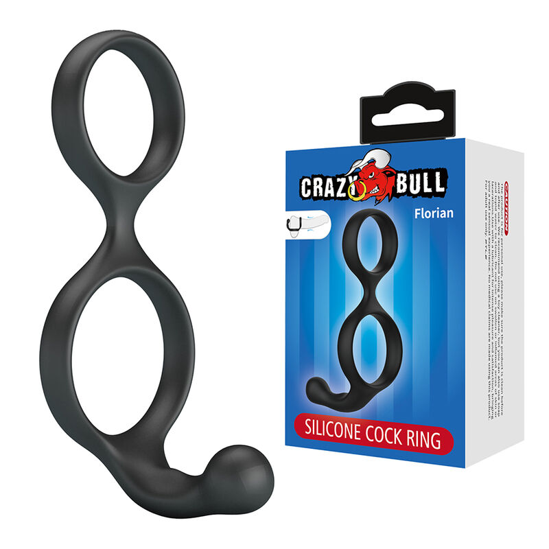 Crazy Bull-Florian Doppel Penis Ring und Schwarz Hoden · Sextoys (Bild 7)