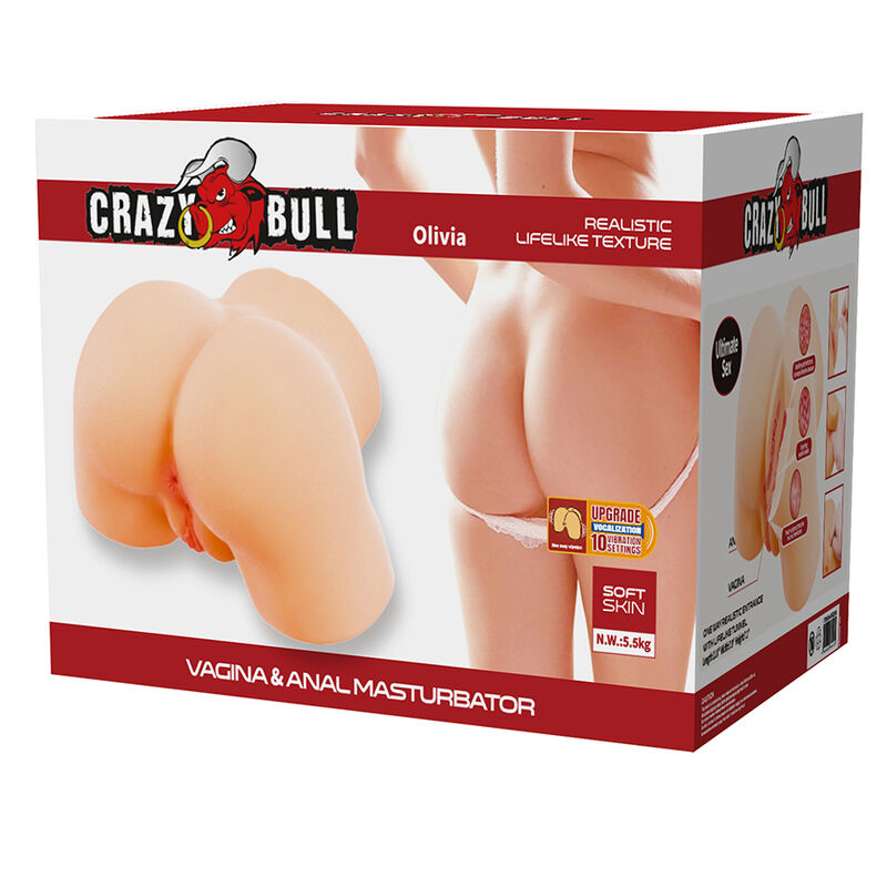 Crazy Bull-Olivia Masturbator Vaginal und Anal mit Vibrationen · Sextoys (Bild 2)