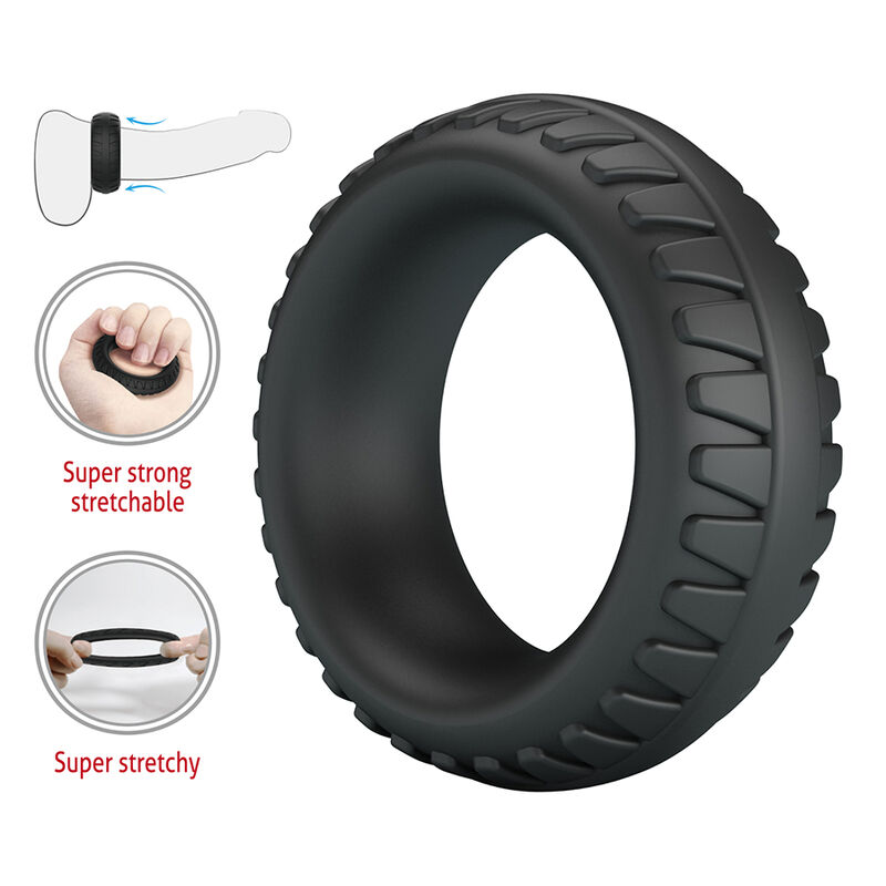 Crazy Bull-Merritt Ring Textured für Schwarz Penis · Sextoys (Bild 7)