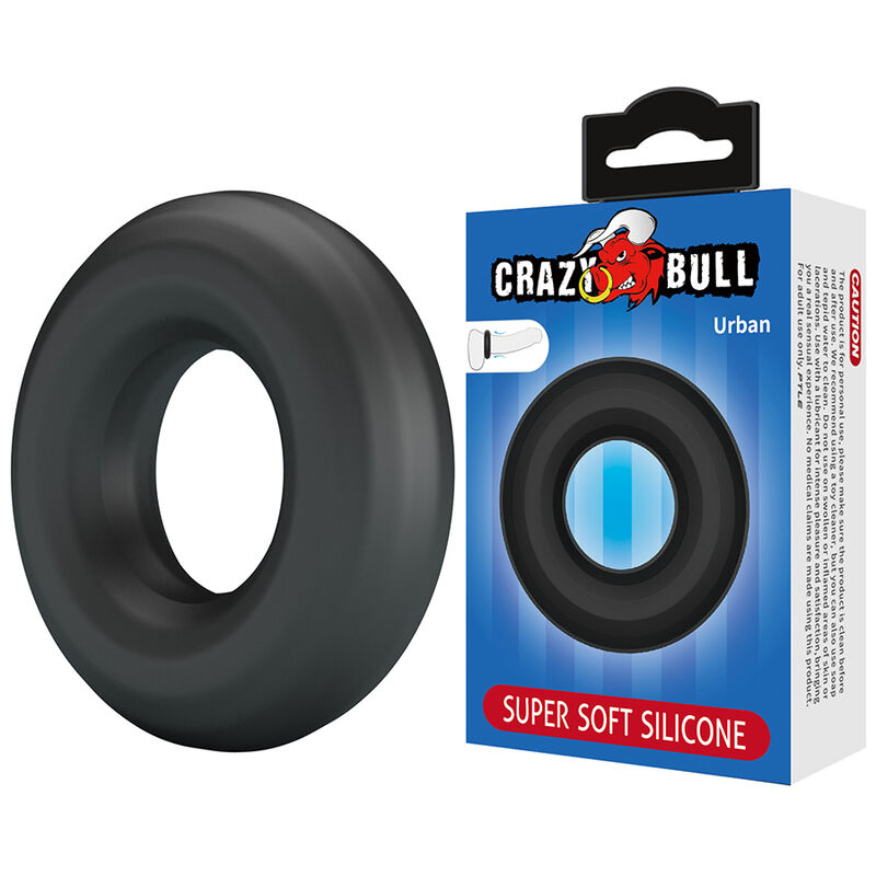 Crazy Bull-Städtischer Ring für den Schwarz Silikon Penis · Sextoys (Bild 7)
