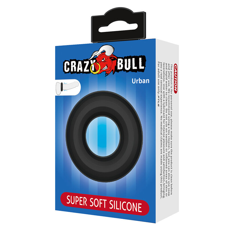 Crazy Bull-Städtischer Ring für den Schwarz Silikon Penis · Sextoys (Bild 4)