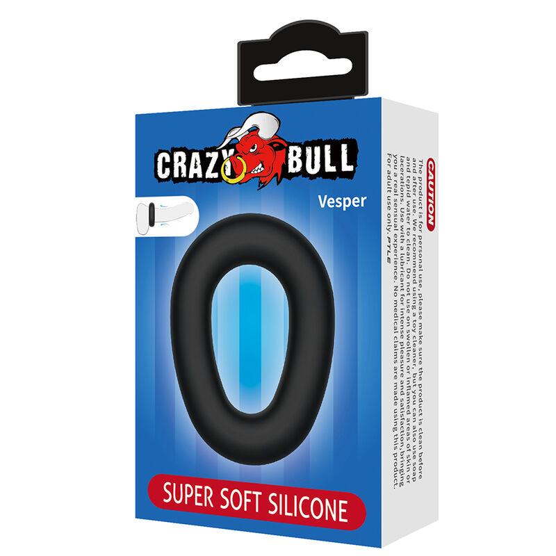Crazy Bull-Vesper Penisring aus Silikon Schwarz · Sextoys (Bild 4)