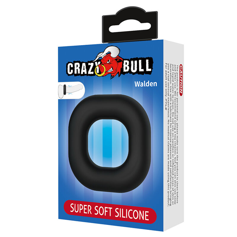 Crazy Bull-Walden Penisring aus Silikon Schwarz · Sextoys (Bild 3)