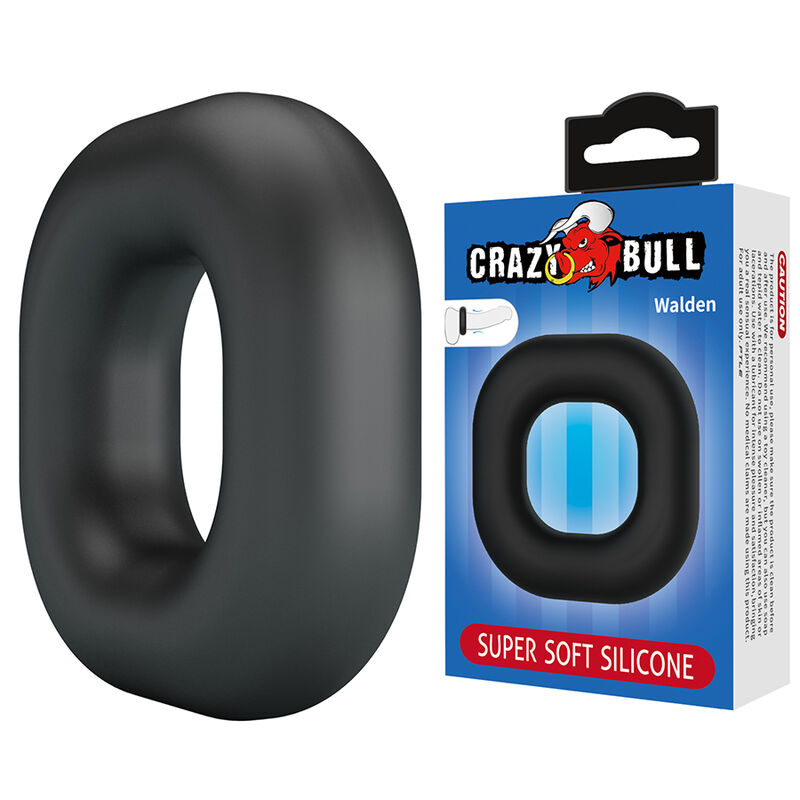 Crazy Bull-Walden Penisring aus Silikon Schwarz · Sextoys (Bild 6)