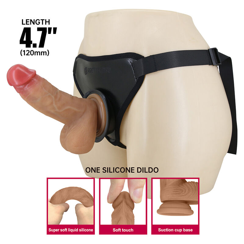 Pretty Love-Harness Strap-on Universal mit Dildo Realist · Strap-on & Harness (Bild 4)