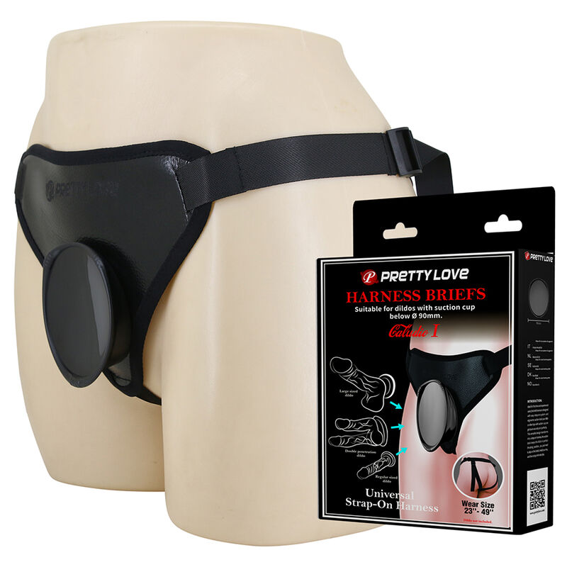 Pretty Love-Harness Universaler Strap-on Schwarz · Strap-on & Harness
