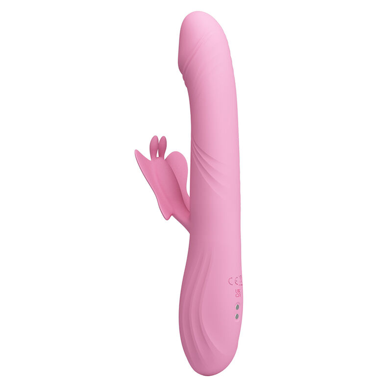 Pretty Love-Schöne Vibrator Rabbit mit Schmetterling und Rosa LED · Vibratoren (Bild 7)