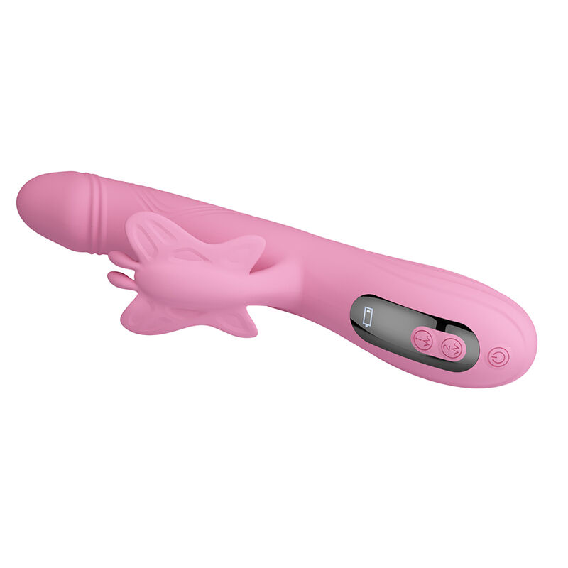Pretty Love-Schöne Vibrator Rabbit mit Schmetterling und Rosa LED · Vibratoren (Bild 8)