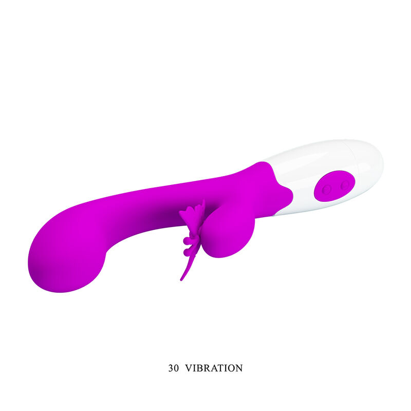 Pretty Love-Butterfly Kiss Vibrator Rabbit 30 Funktionen Lila · Vibratoren (Bild 3)