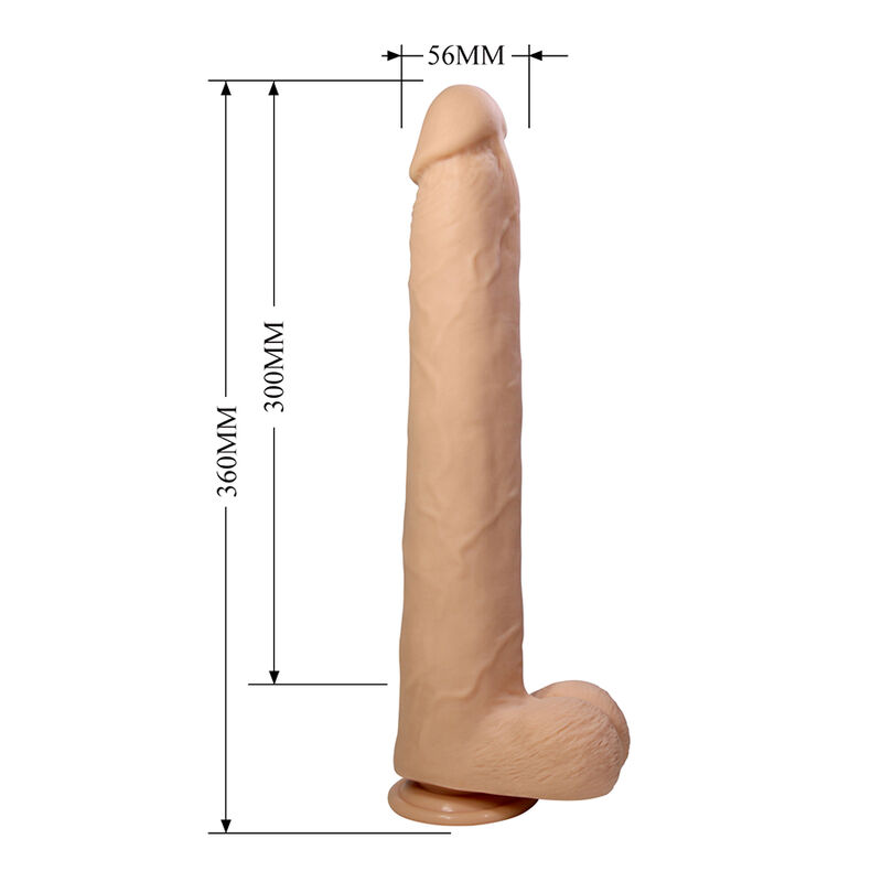 Pretty Love-Dany Dildo Realist Flexible 36 cm Natural · Sextoys (Bild 7)