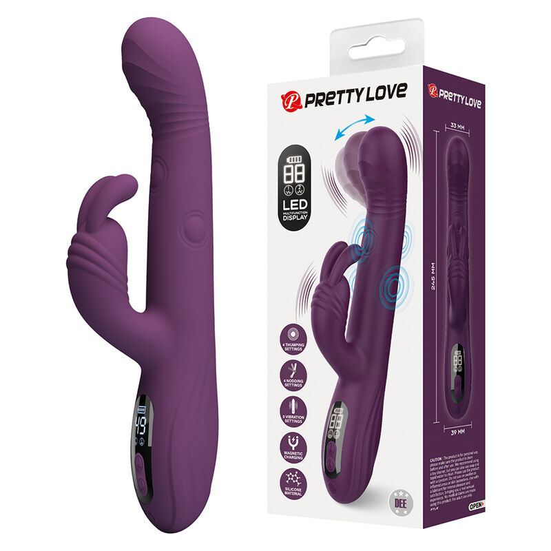 Pretty Love-Dee Vibrator multifunktionale Hase Lila · Vibratoren (Bild 10)