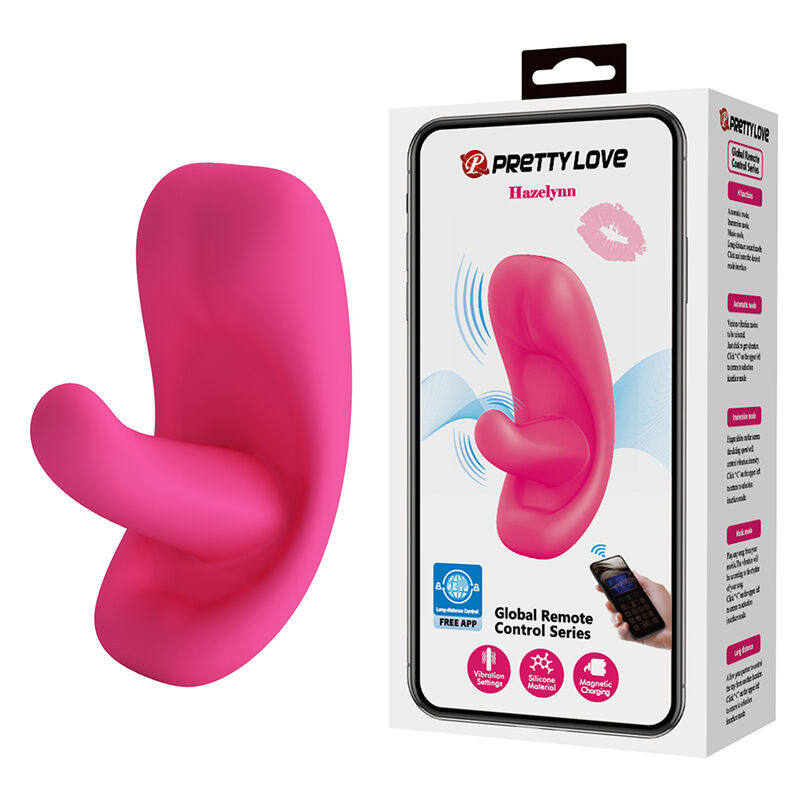 Pretty Love-Hazelynn Vibrator mit App-Steuerung 12 Funktionen Rosa