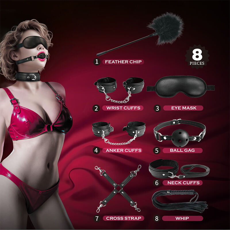 Pretty Love-Kit BDSM 8 Teile Schwarz · BDSM-Zubehör (Bild 7)
