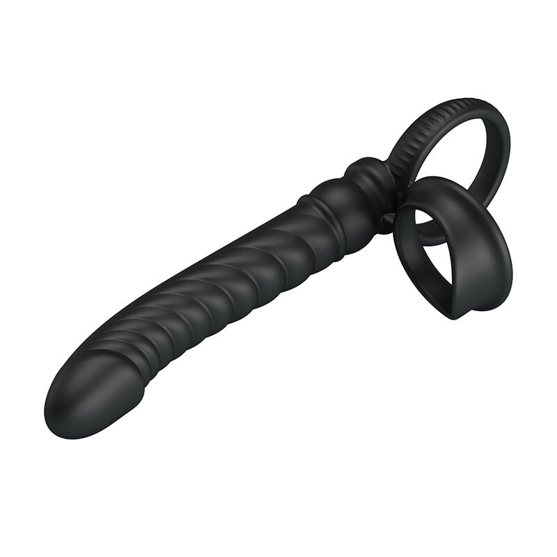 Pretty Love-Merritt Vibrator Anal mit Ring Schwarz · Sextoys