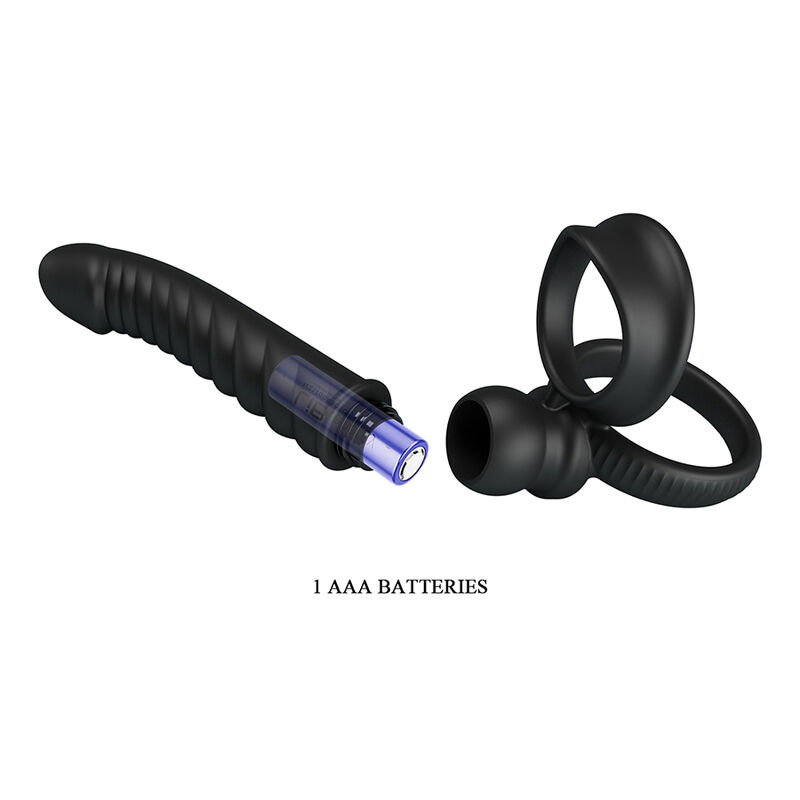 Pretty Love-Merritt Vibrator Anal mit Ring Schwarz · Sextoys (Bild 4)