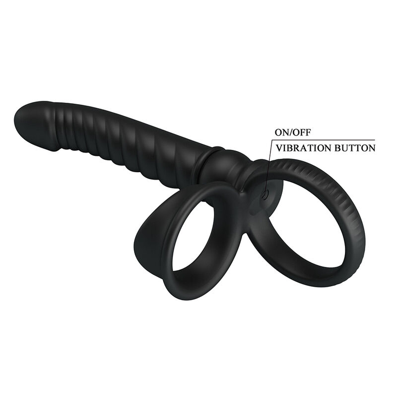 Pretty Love-Merritt Vibrator Anal mit Ring Schwarz · Sextoys (Bild 5)
