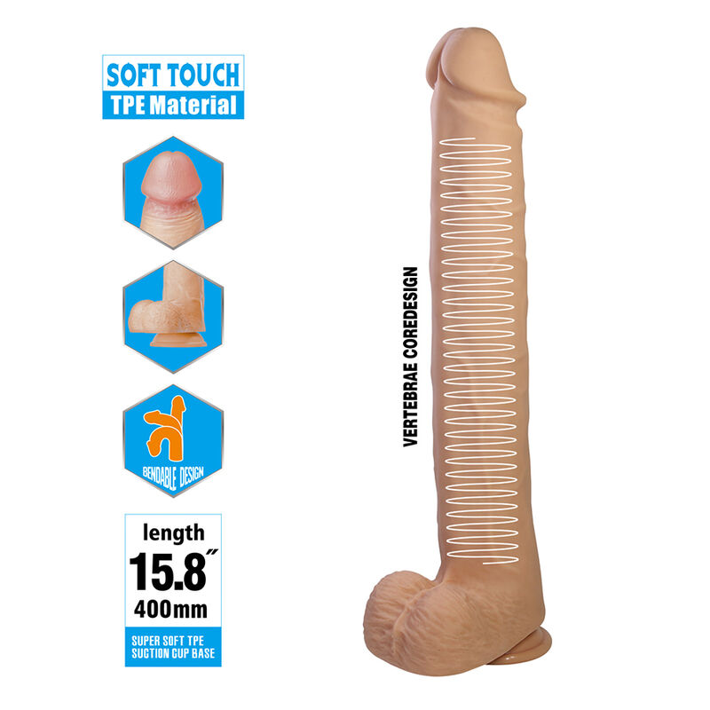 Pretty Love-Cuckold Realist Flexible 40 cm Natural · Sextoys (Bild 6)