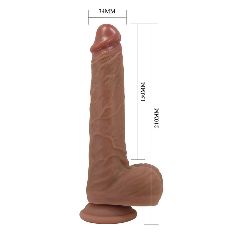 Pretty Love-Jonathan Vibrator Realistisch mit Spinta Braun · Vibratoren (Bild 3)