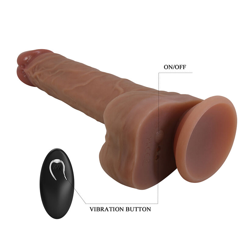 Pretty Love-Jonathan Vibrator Realistisch mit Spinta Braun · Vibratoren (Bild 4)