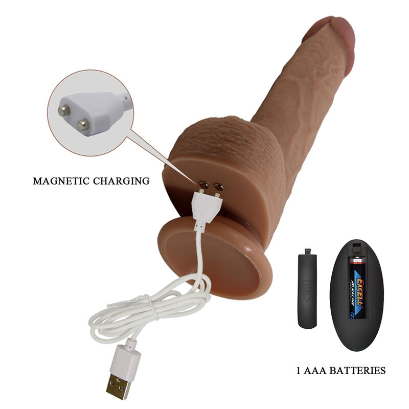 Pretty Love-Tommy Vibrator Realistic mit Braun Spinta Geschlossen · Vibratoren (Bild 9)